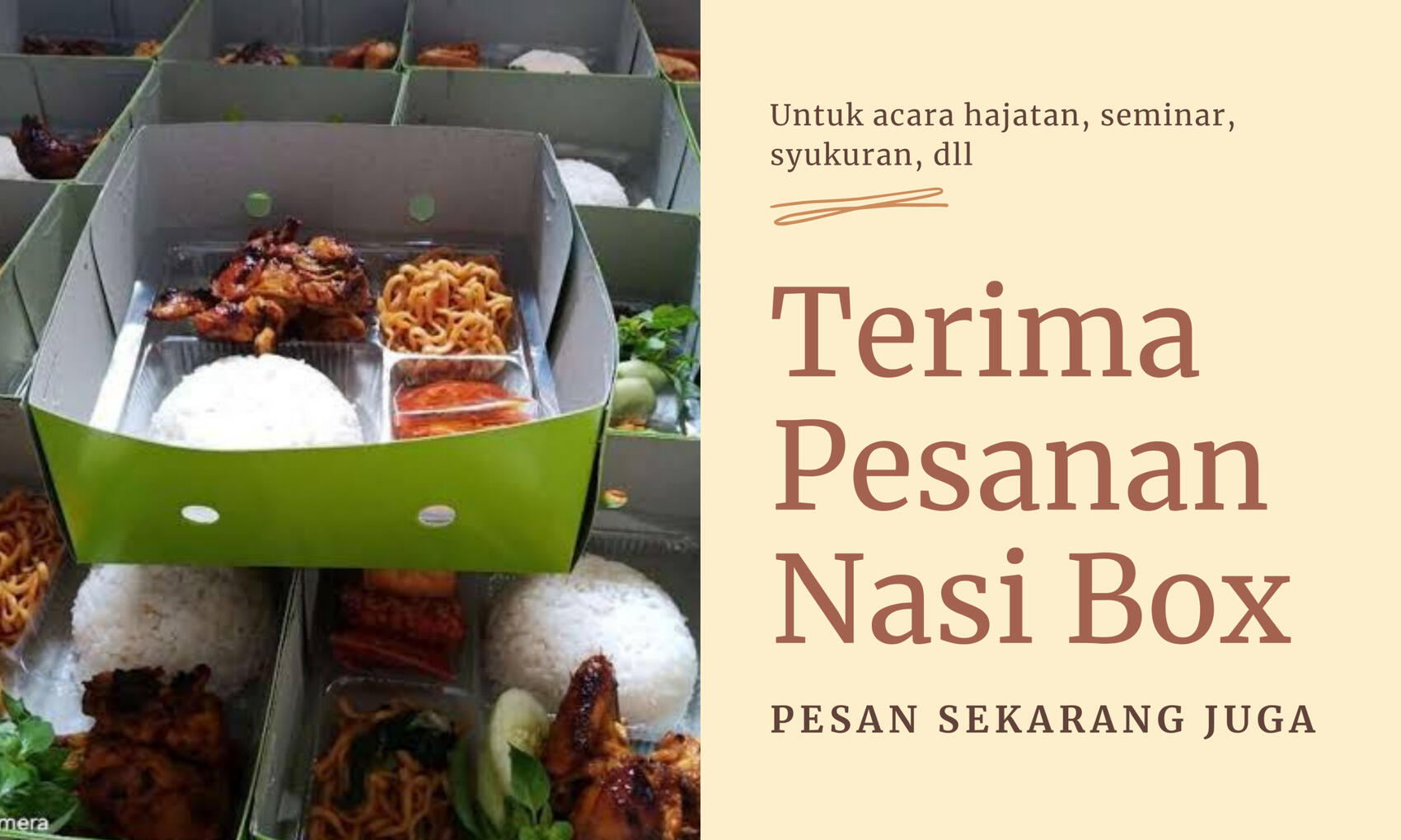 Nasi Box (Chat Me)